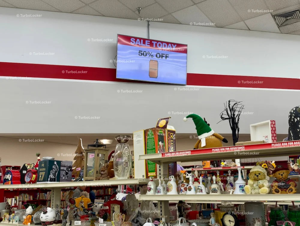 Thrift Store 50% Off Promotion