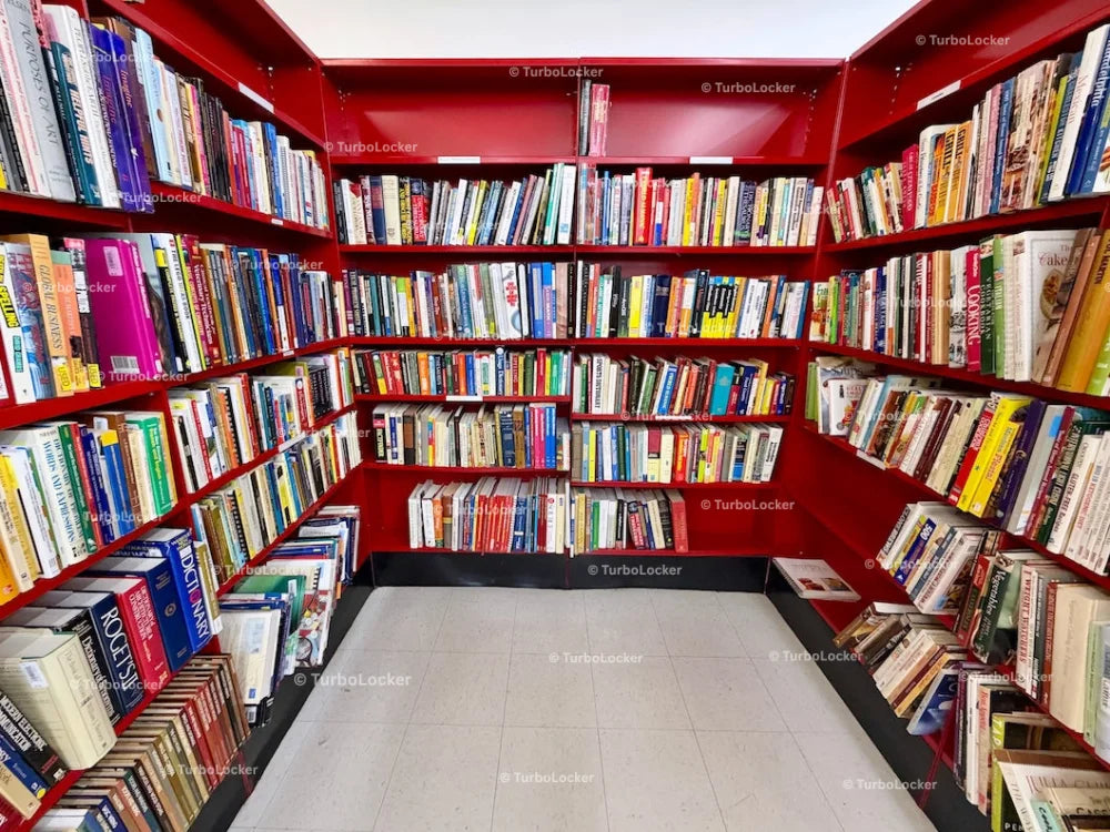 Thrift Store Books On Shelving