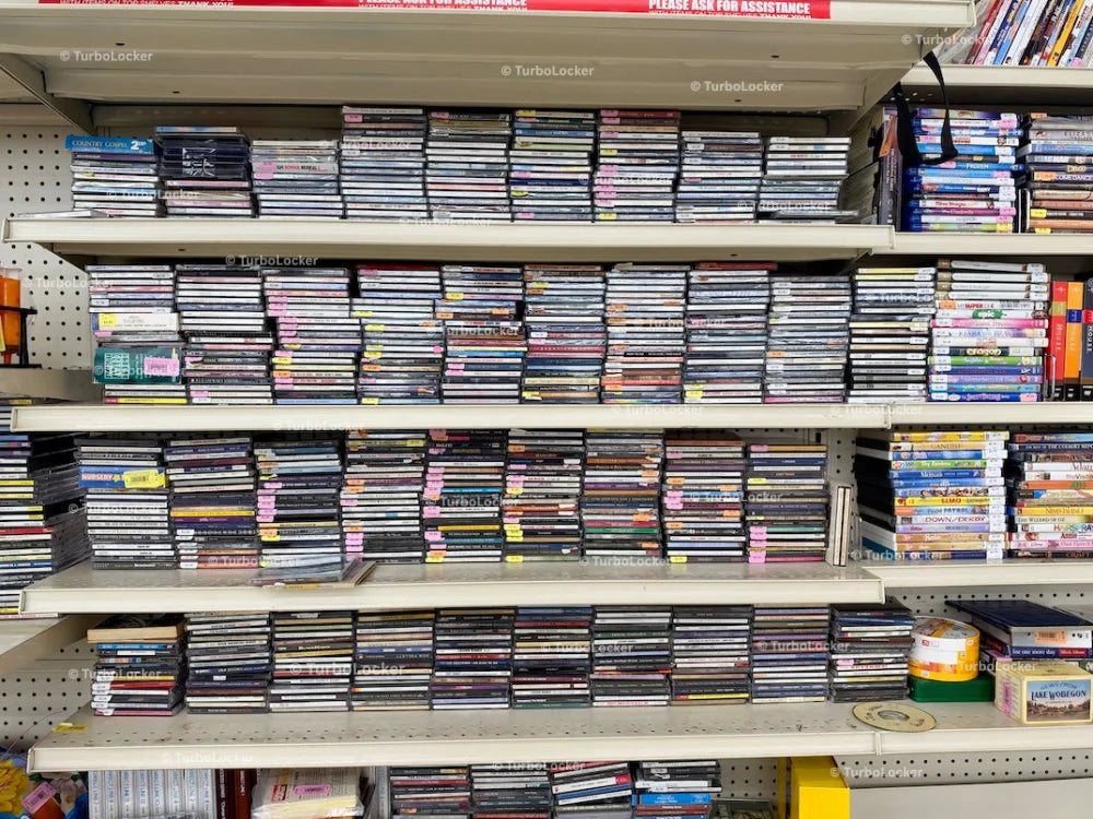 Thrift Store CDs For Sale (Wide)
