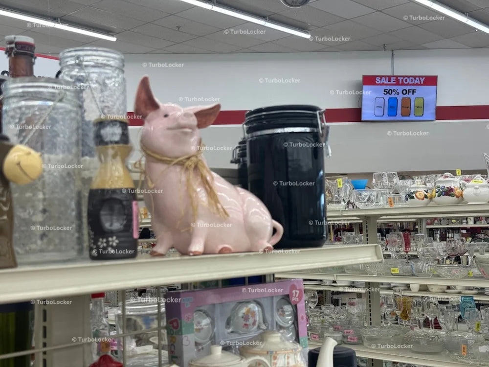 Thrift Store Foreground Blur