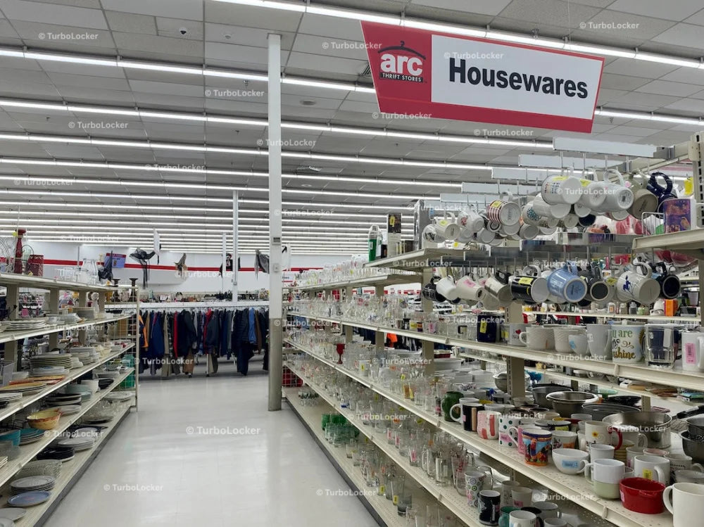 Thrift Store Housewares Aisles