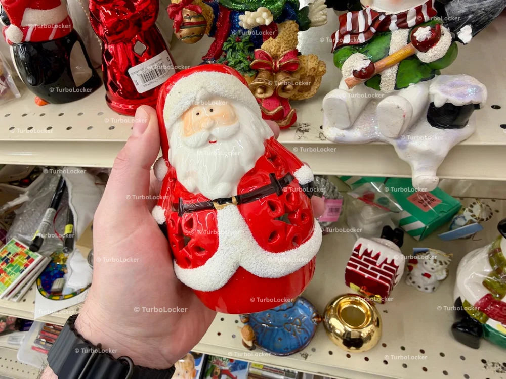 Thrift Store Santa Figurine