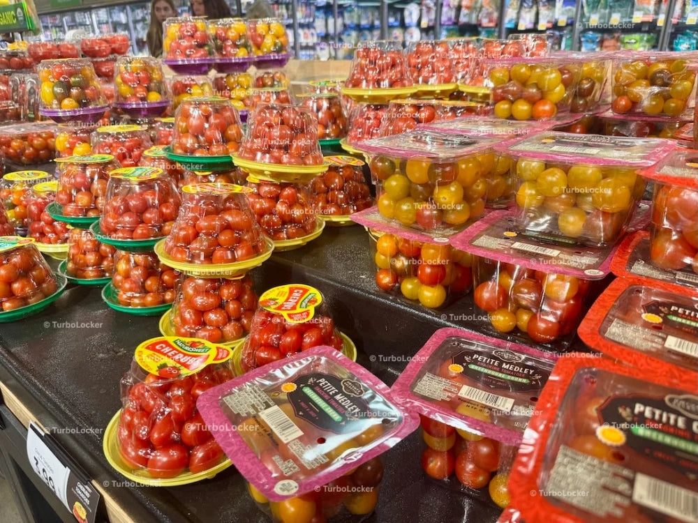 Tomatoes On A Display Table