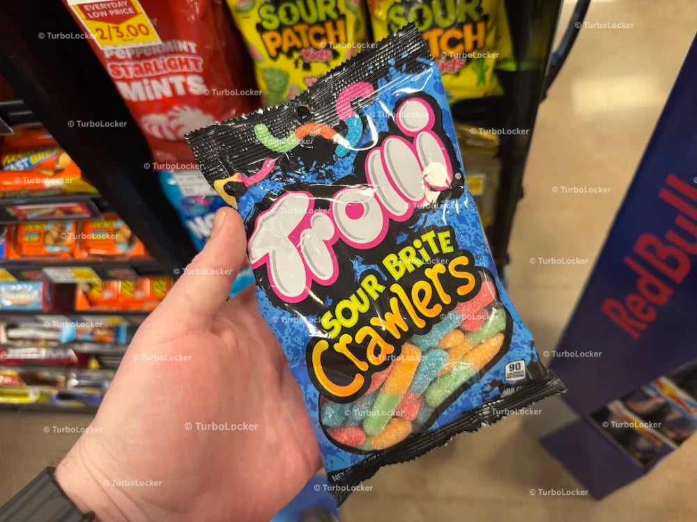 Trolli Sour Brite Crawlers Gummy Candy Bag