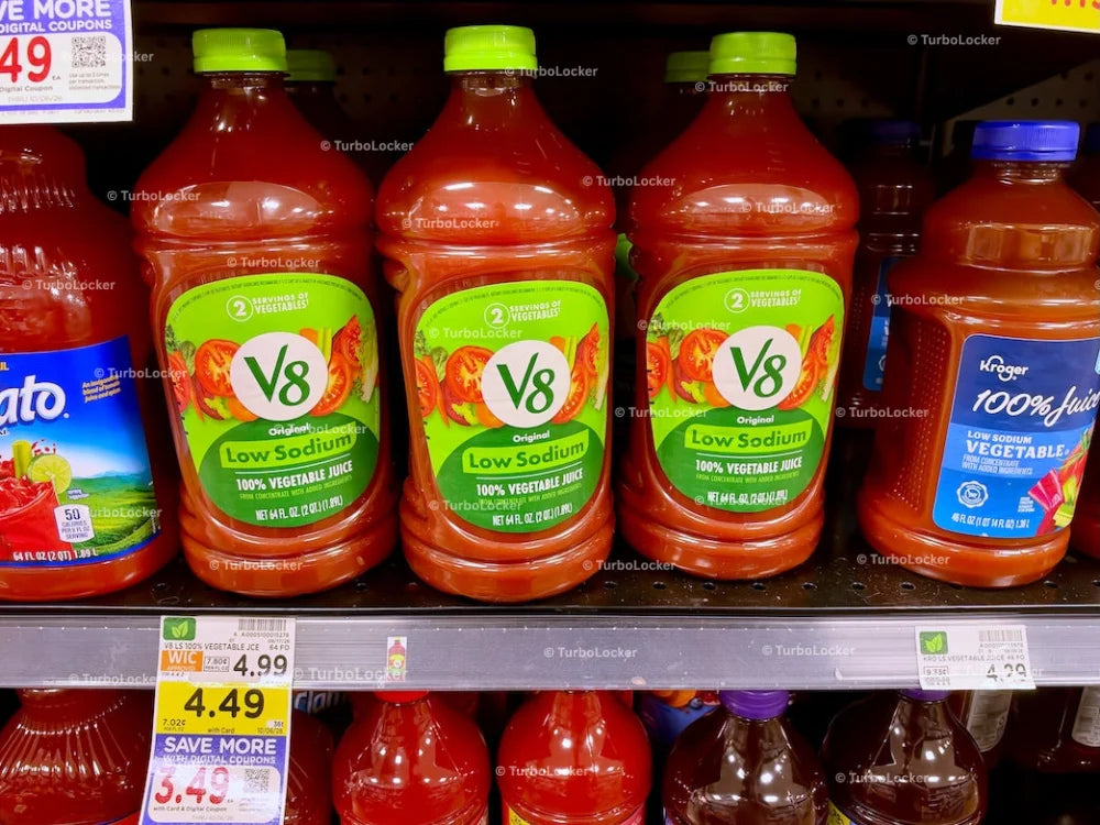 V8 Original Vegetable Juice Drink Bottles