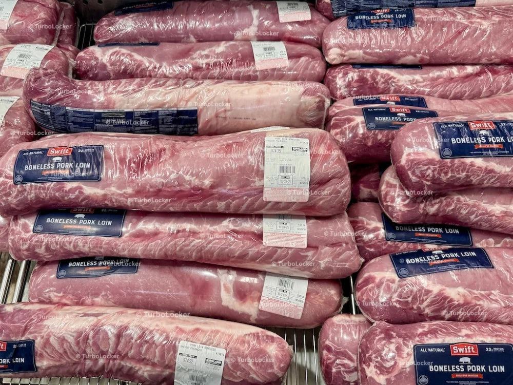Vacuum Packed Pork Loin Boneless Meat