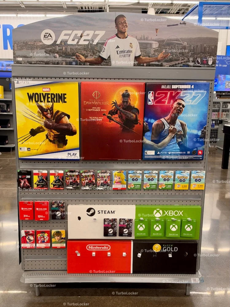 Video Game Promotional End Cap