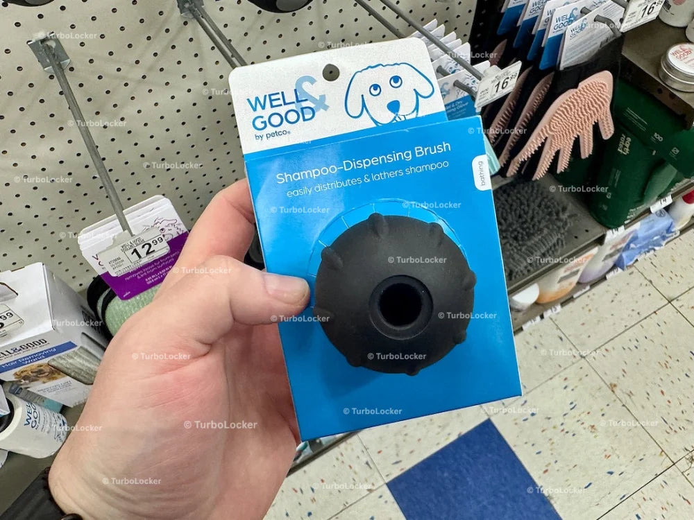 Well & Good Shampoo Dispensing Dog Brush