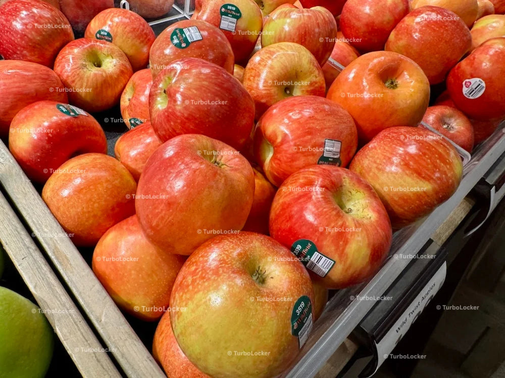 Wild Twist Apples At A Grocery Department