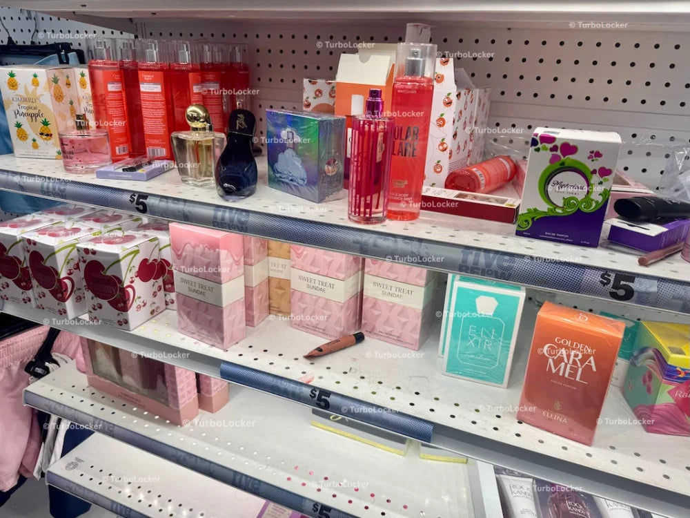 Women’s Perfume On Shelving